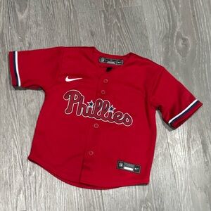 Phillies Jersey with Nike Engineered Patch